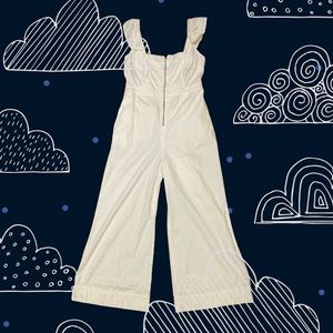 NWT Free People ivory jumpsuit